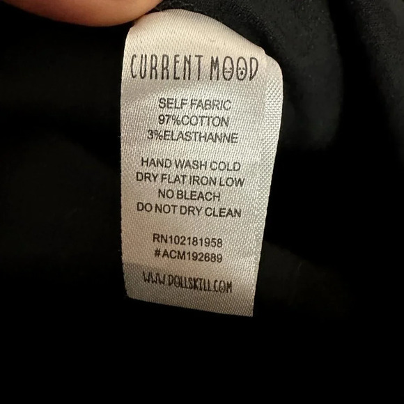 Current Mood Black Wide Leg Pants - Picture 7 of 16